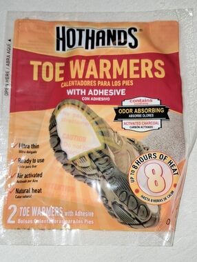 HOTHANDS TOE WARMERS 2pk